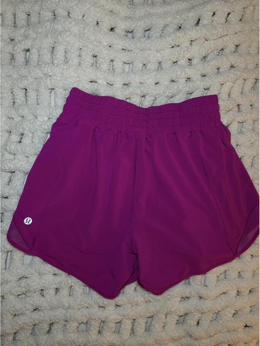 Lululemon Women's Purple and Pink Shorts